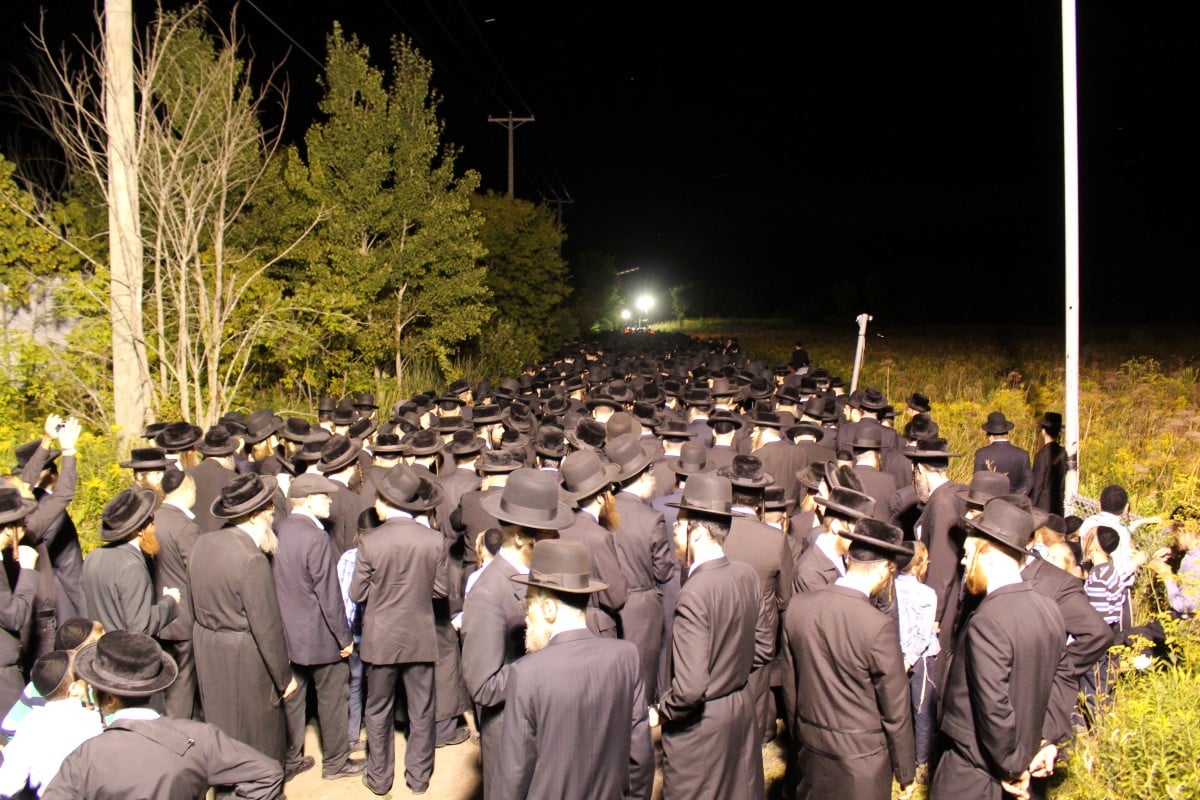 תיעוד ענק: הלוויית הרבי מטאהש זצ"ל