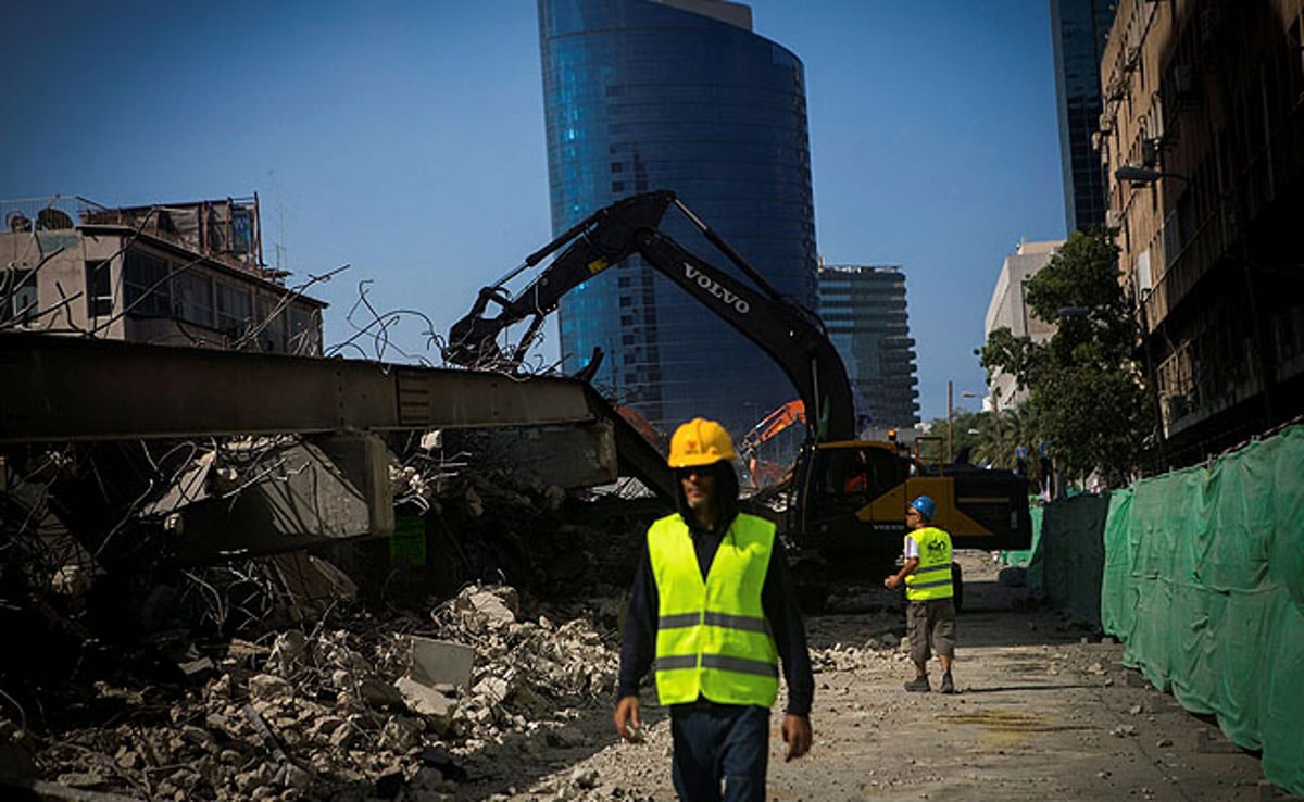 למרות ההבטחות: העבודות ב"גשר מעריב" נמשכו גם בשבת