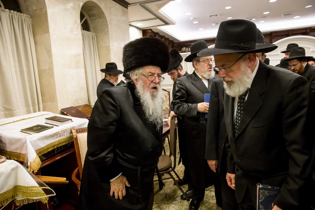 גלריה: סליחות אצל אדמו"רי ורבני בורו פארק