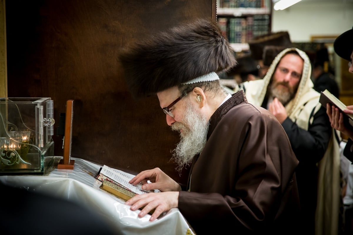 גלריה: סליחות אצל אדמו"רי ורבני בורו פארק