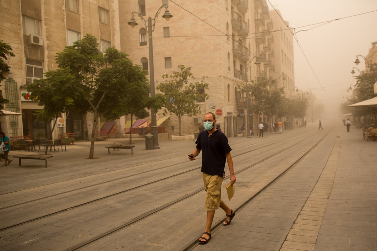 לא נעים • תמונות מהאובך ברחבי הארץ