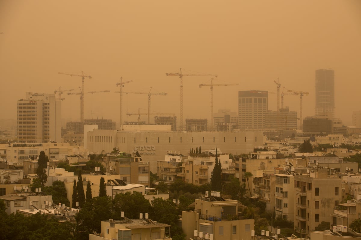 לא נעים • תמונות מהאובך ברחבי הארץ