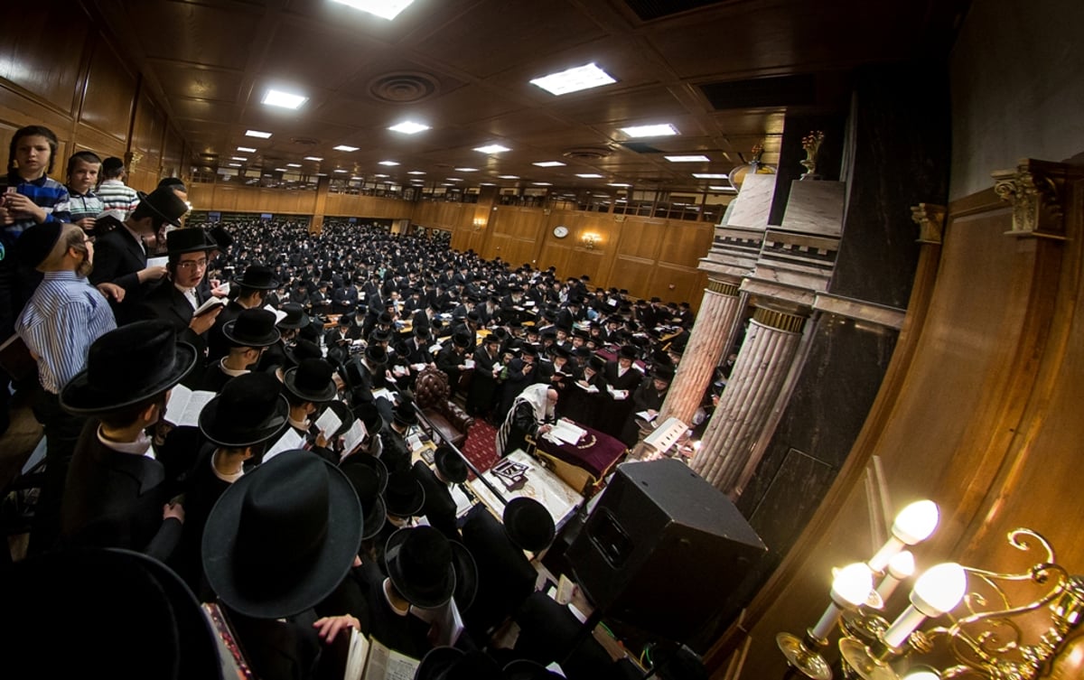 סליחות אצל האדמו"ר מצאנז קלויזנבורג • צפו