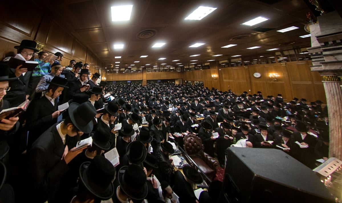 סליחות אצל האדמו"ר מצאנז קלויזנבורג • צפו