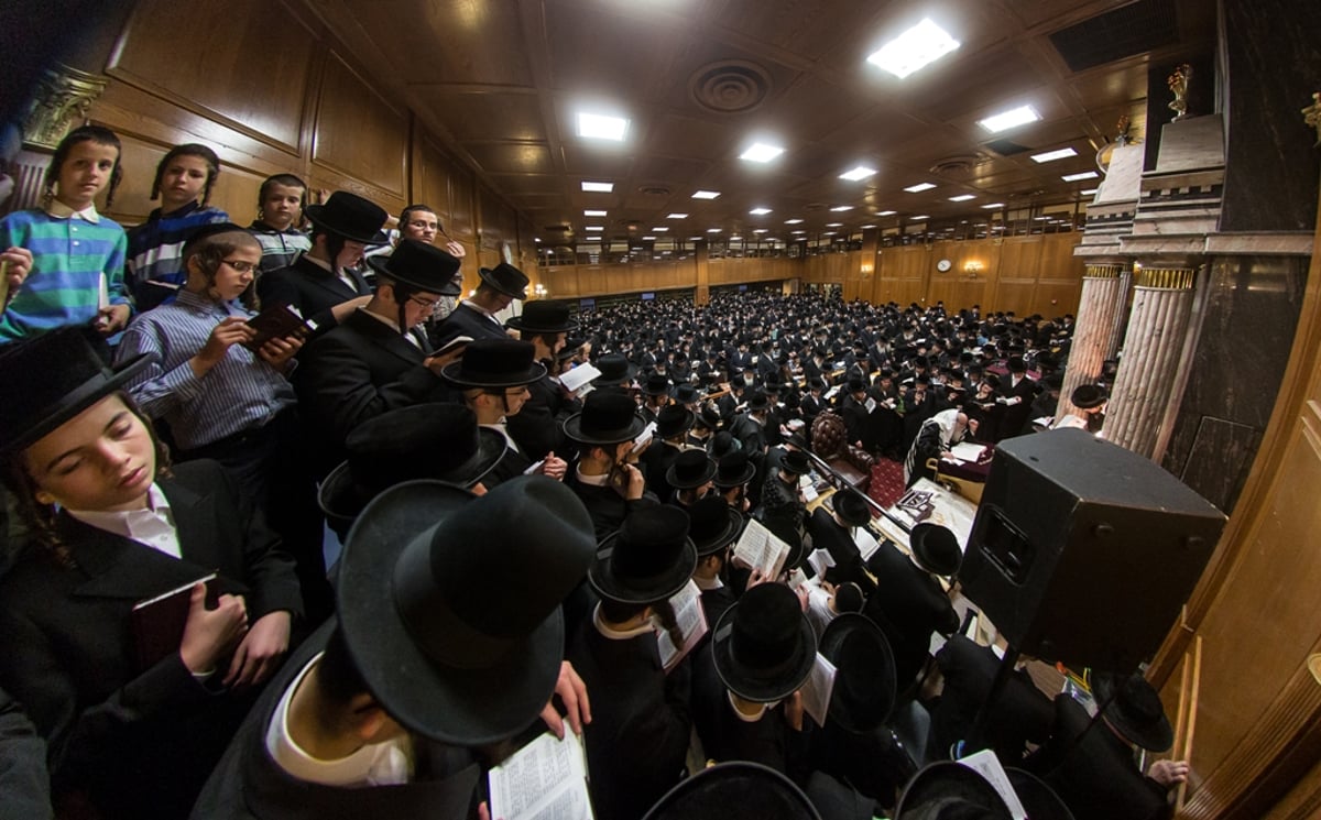 סליחות אצל האדמו"ר מצאנז קלויזנבורג • צפו