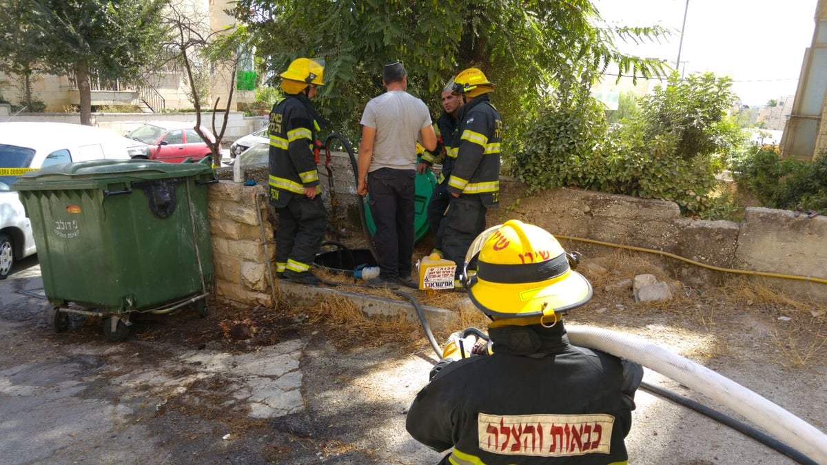 בית וגן: לוחמי האש אטמו דליפה מצובר גז