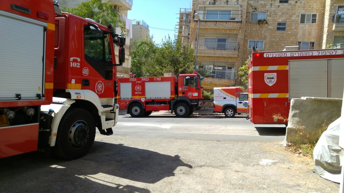 בית וגן: לוחמי האש אטמו דליפה מצובר גז