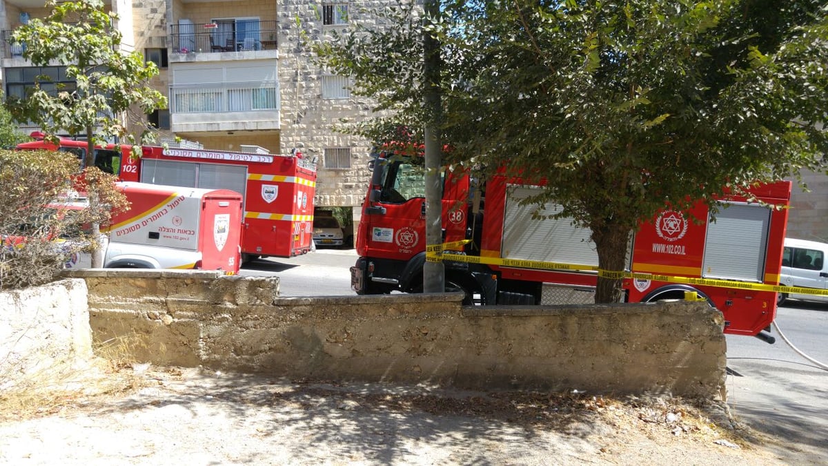 בית וגן: לוחמי האש אטמו דליפה מצובר גז