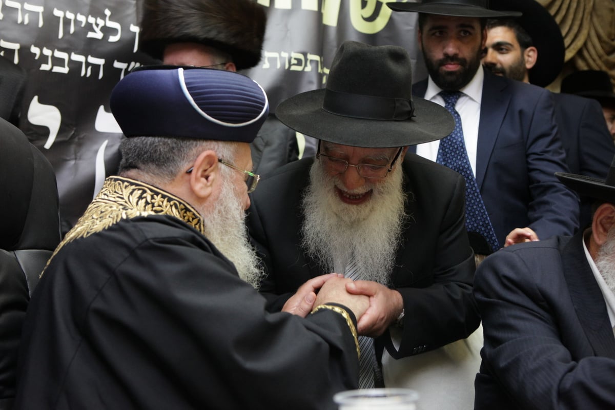 תיעוד: 'הקבלת פני רבו' אצל הראשל"צ הגאון רבי יצחק יוסף