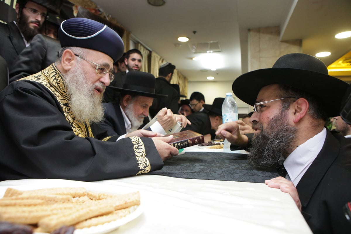 תיעוד: 'הקבלת פני רבו' אצל הראשל"צ הגאון רבי יצחק יוסף