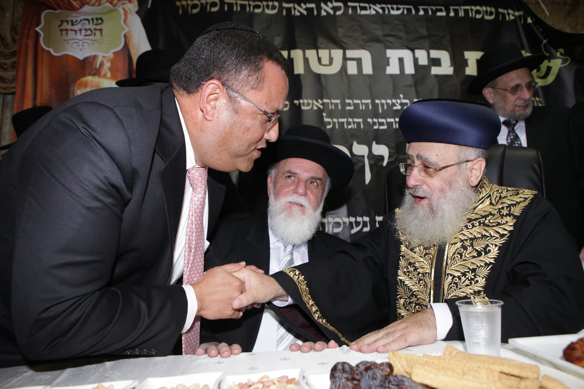 תיעוד: 'הקבלת פני רבו' אצל הראשל"צ הגאון רבי יצחק יוסף