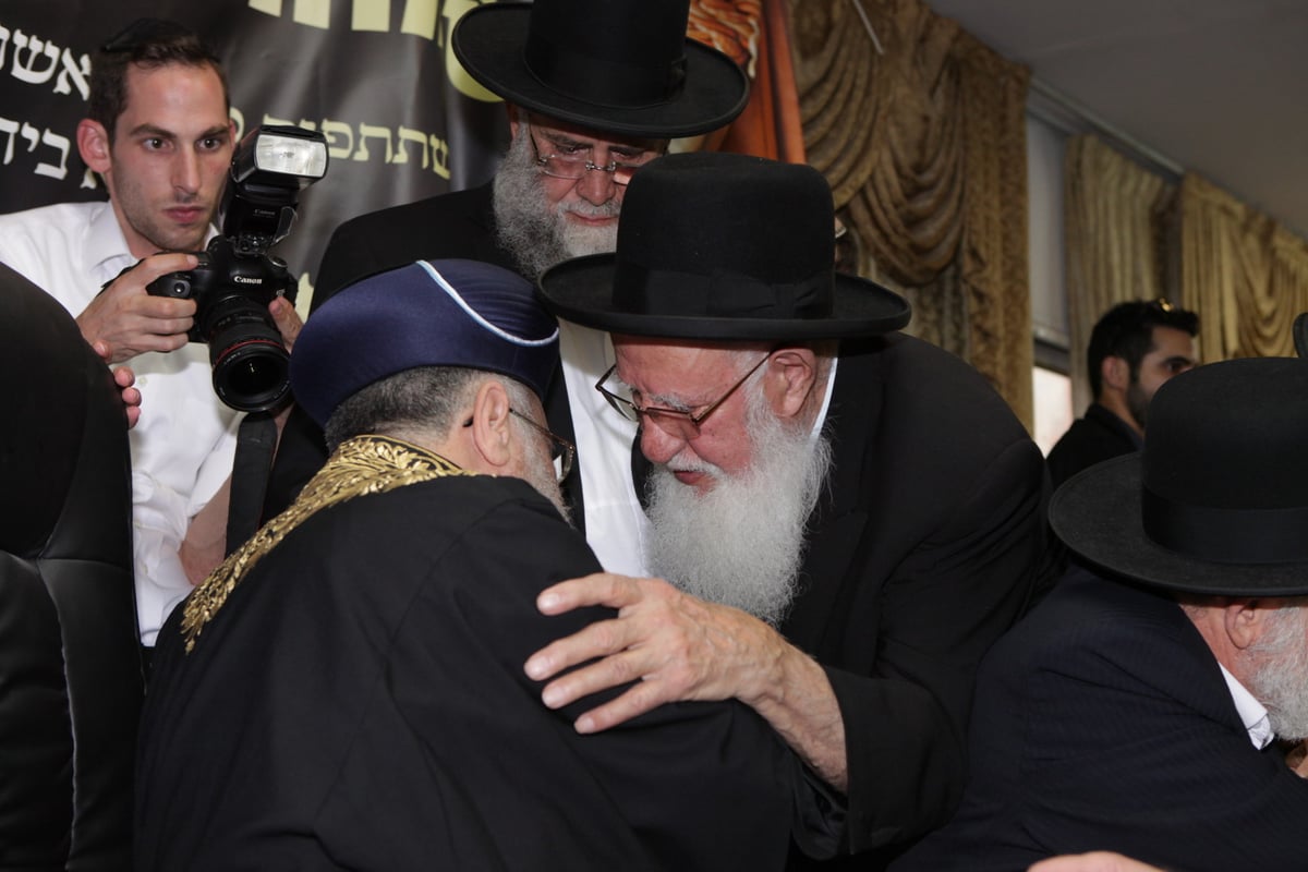 תיעוד: 'הקבלת פני רבו' אצל הראשל"צ הגאון רבי יצחק יוסף