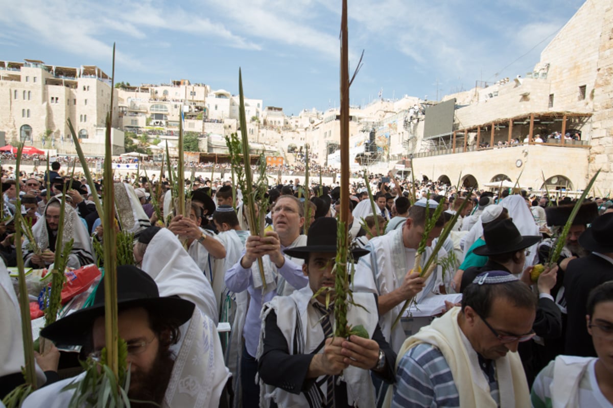 תיעוד ענק: מעמד ברכת כהנים בכותל המערבי