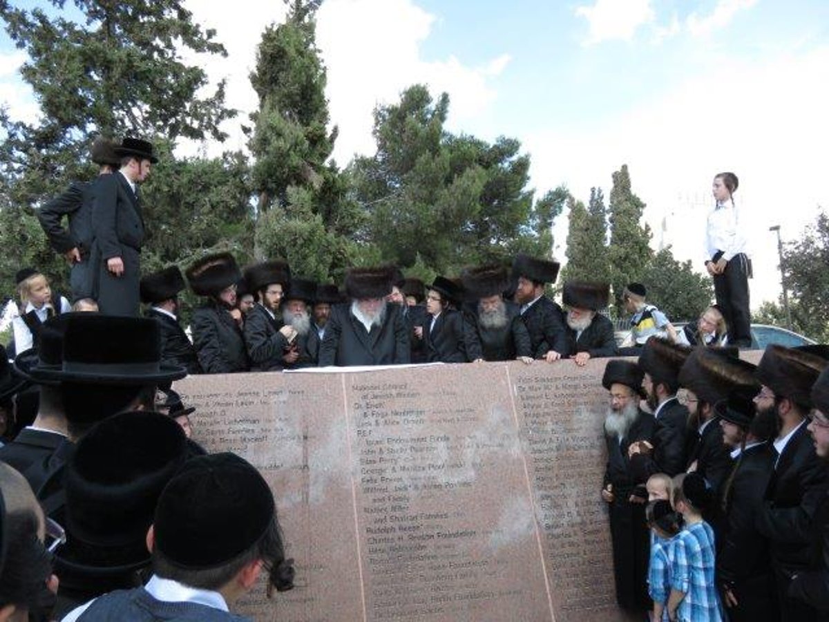 תיעוד: הרבי מבעלזא בנטילת ארבעת המינים