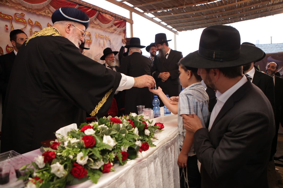 אלפים ב'הקבלת פני רבו' לראשל"צ הגר"ש עמאר