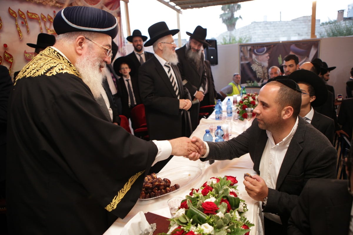 אלפים ב'הקבלת פני רבו' לראשל"צ הגר"ש עמאר