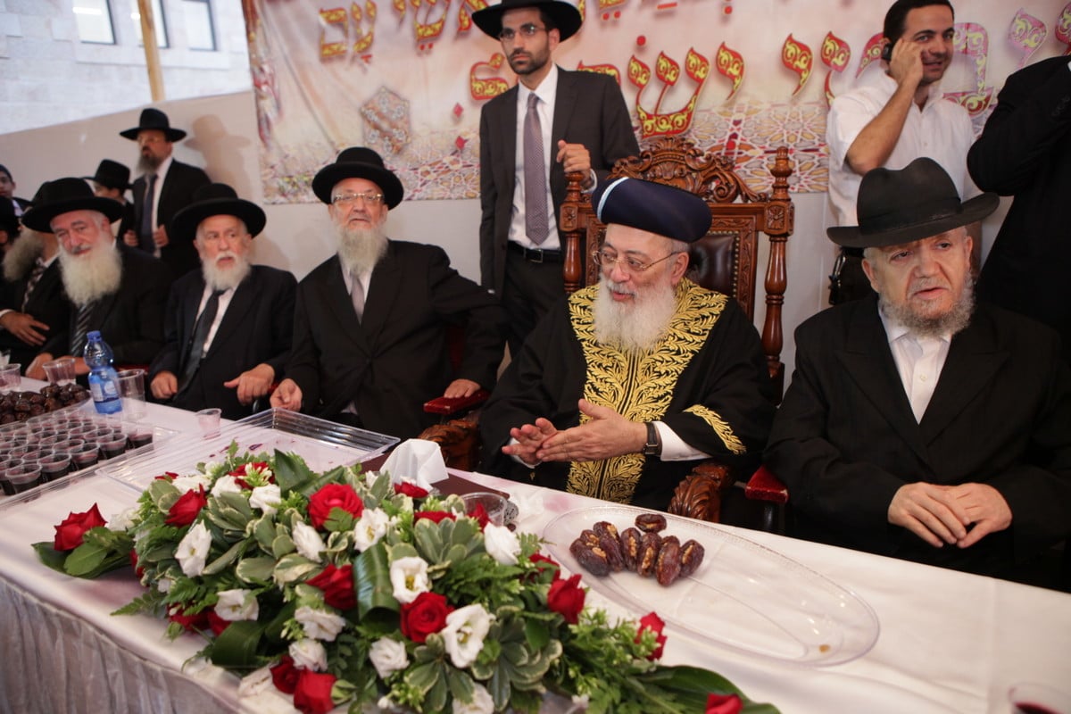 אלפים ב'הקבלת פני רבו' לראשל"צ הגר"ש עמאר