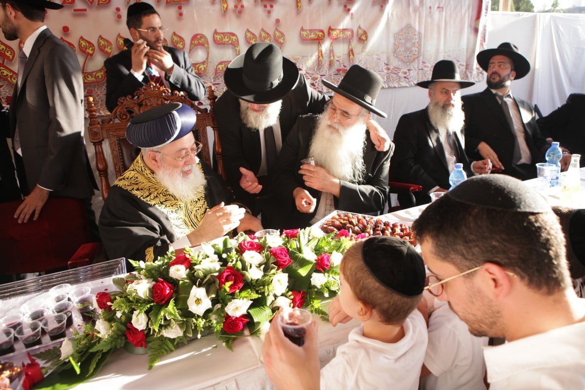 אלפים ב'הקבלת פני רבו' לראשל"צ הגר"ש עמאר