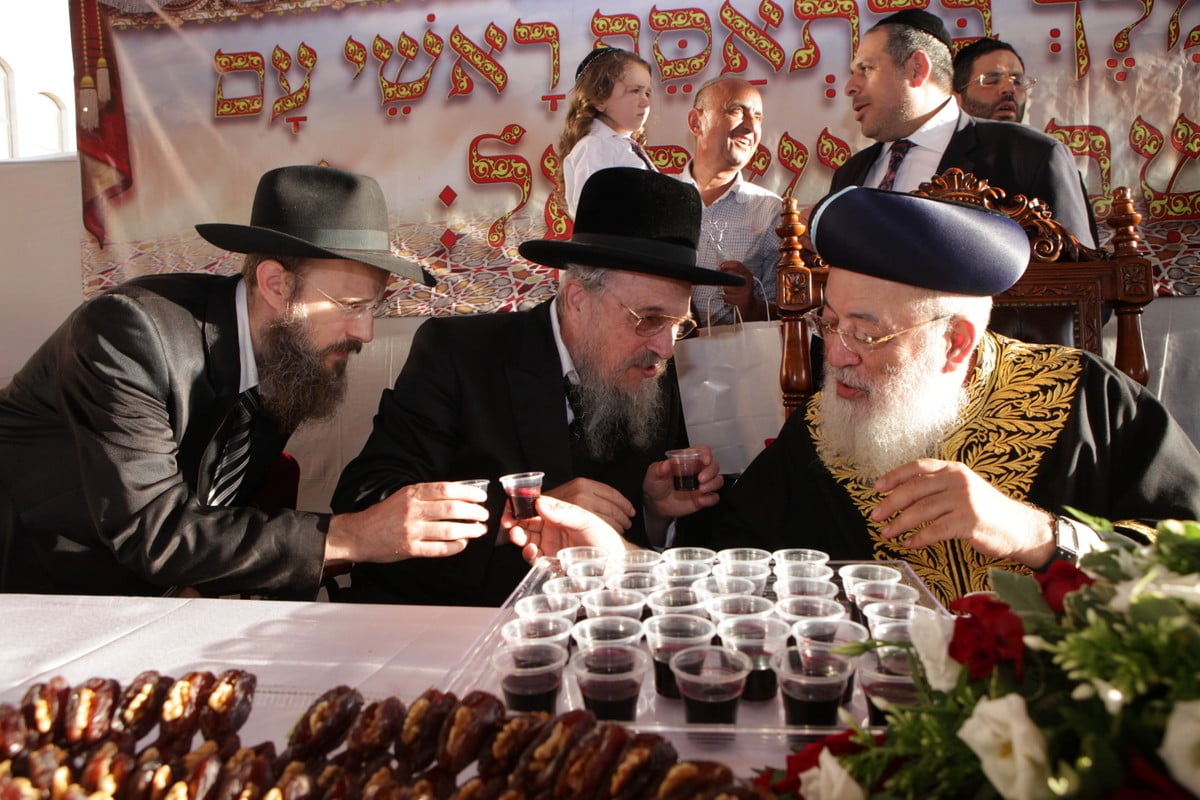 אלפים ב'הקבלת פני רבו' לראשל"צ הגר"ש עמאר