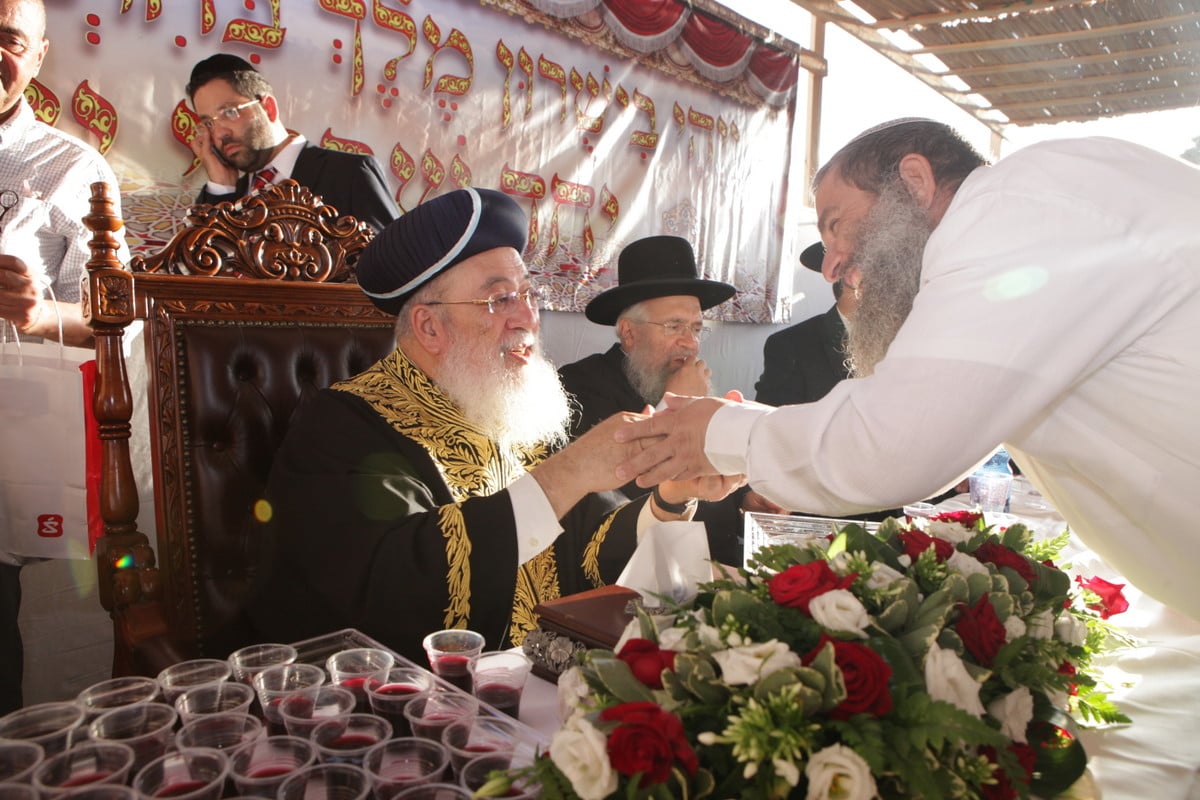 אלפים ב'הקבלת פני רבו' לראשל"צ הגר"ש עמאר