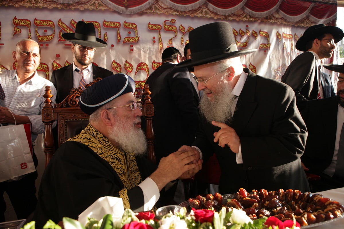 אלפים ב'הקבלת פני רבו' לראשל"צ הגר"ש עמאר