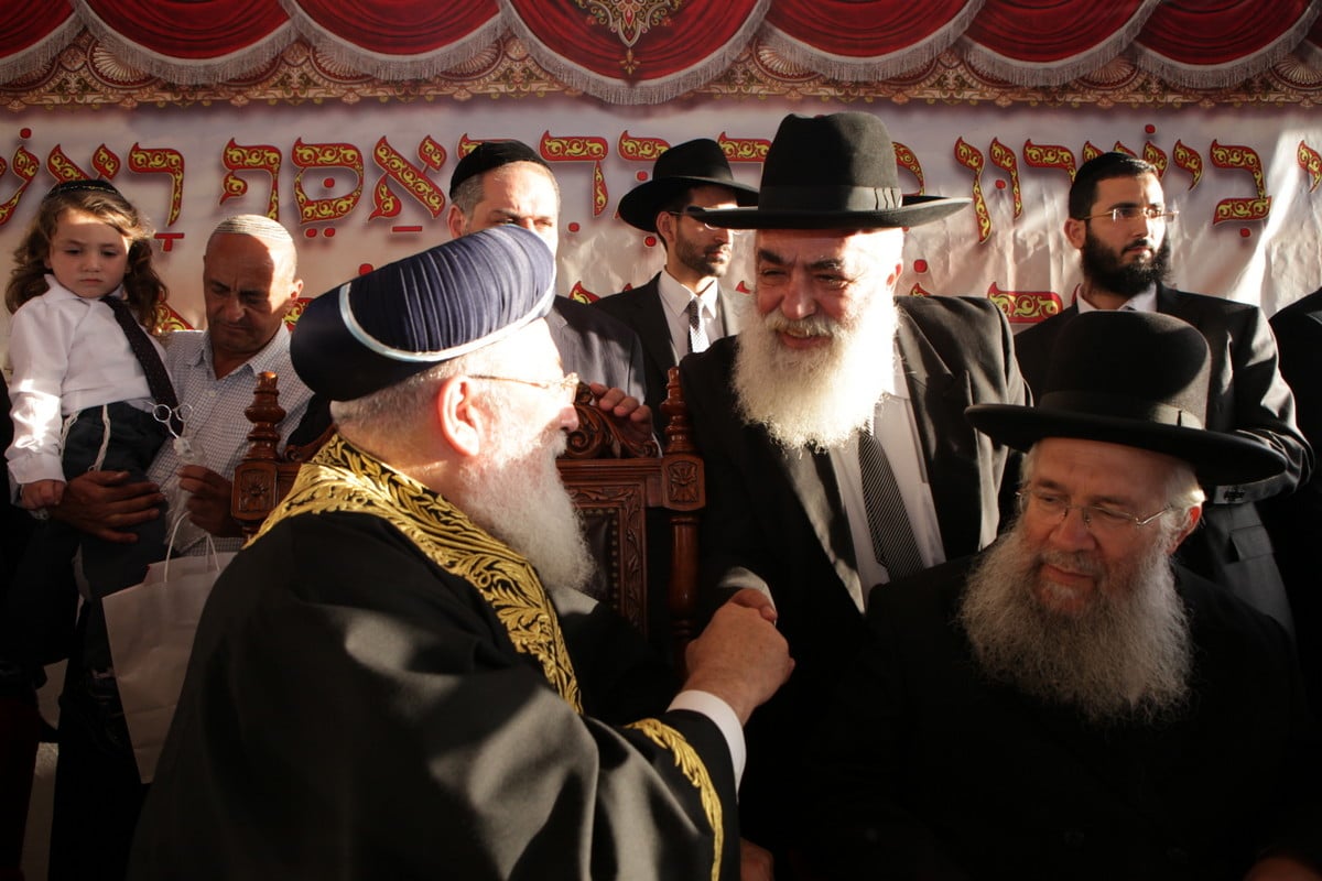 אלפים ב'הקבלת פני רבו' לראשל"צ הגר"ש עמאר