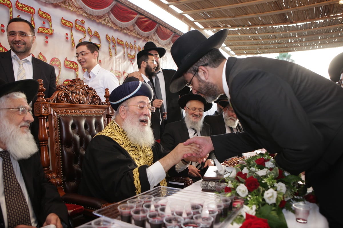 אלפים ב'הקבלת פני רבו' לראשל"צ הגר"ש עמאר