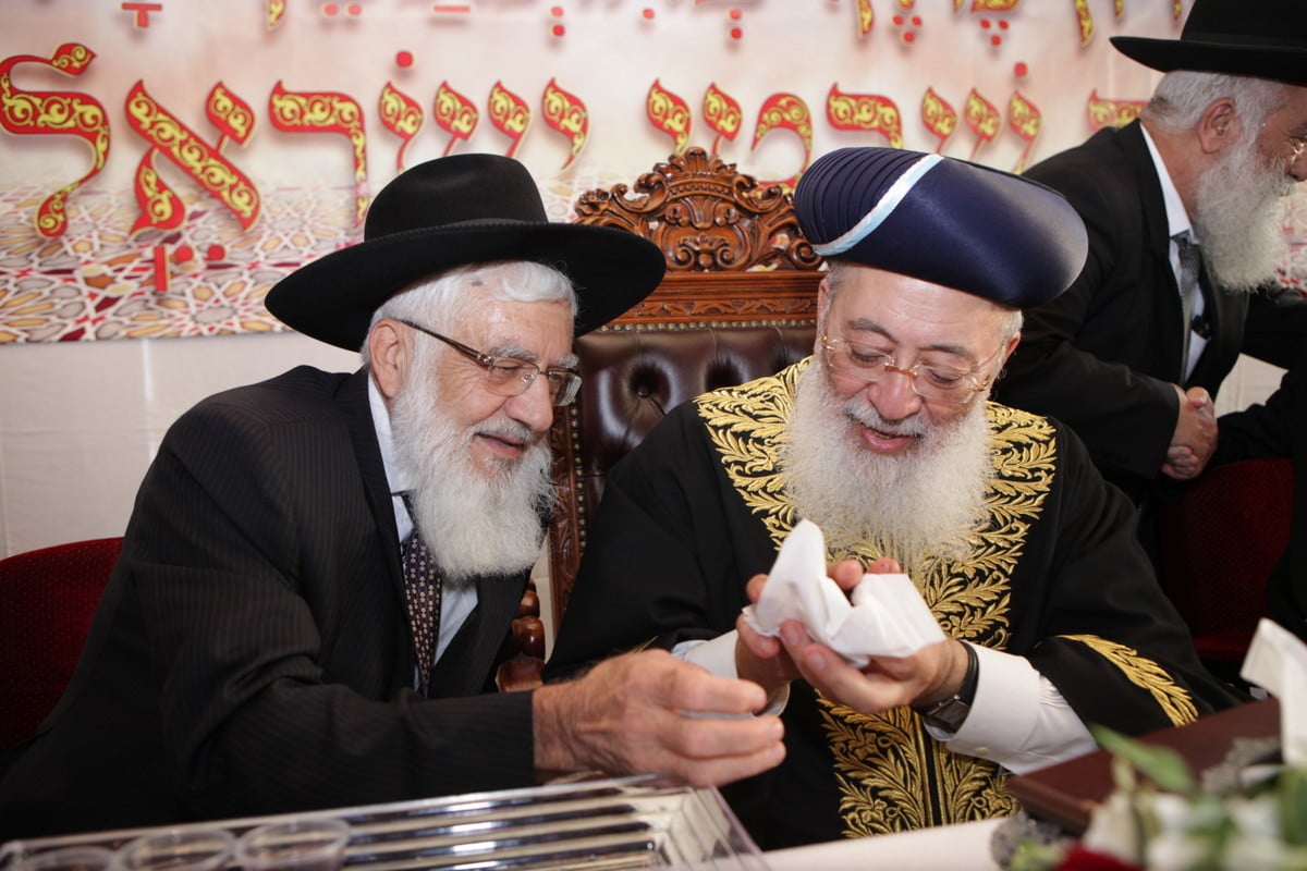 אלפים ב'הקבלת פני רבו' לראשל"צ הגר"ש עמאר