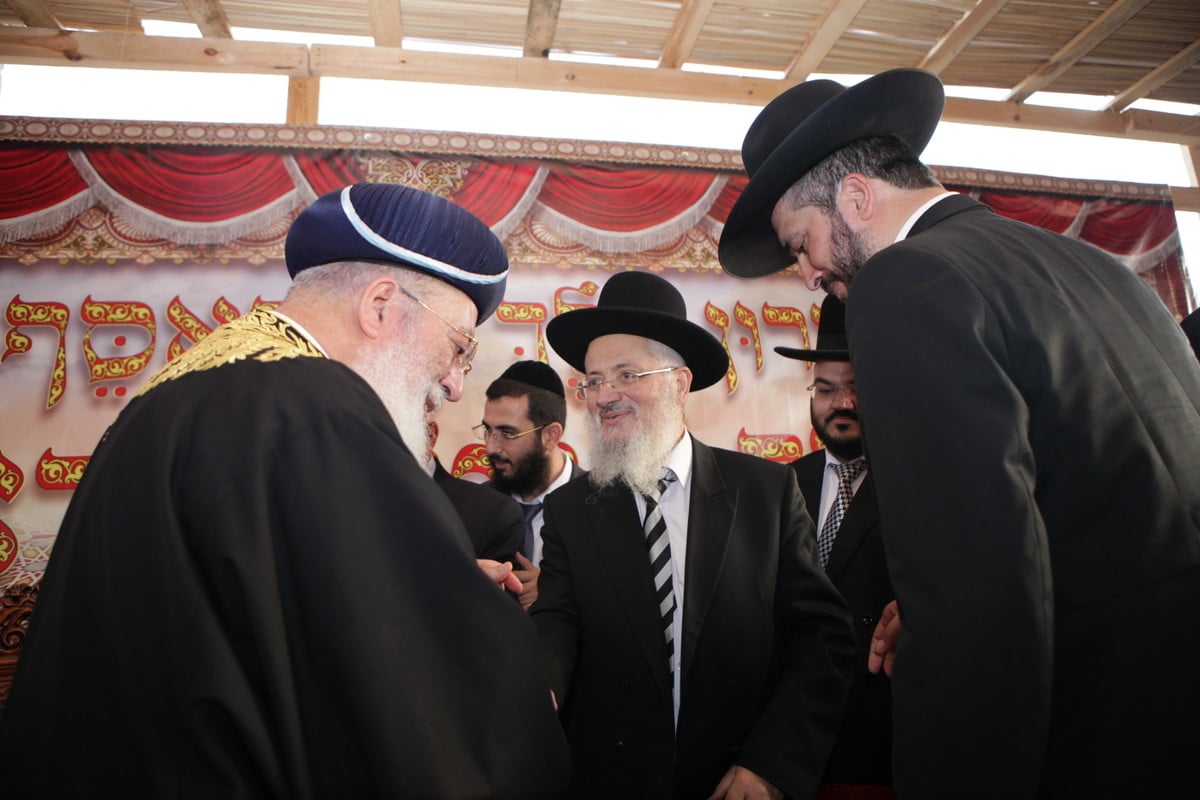 אלפים ב'הקבלת פני רבו' לראשל"צ הגר"ש עמאר