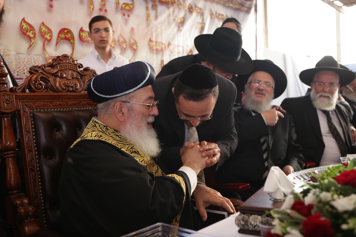 אלפים ב'הקבלת פני רבו' לראשל"צ הגר"ש עמאר