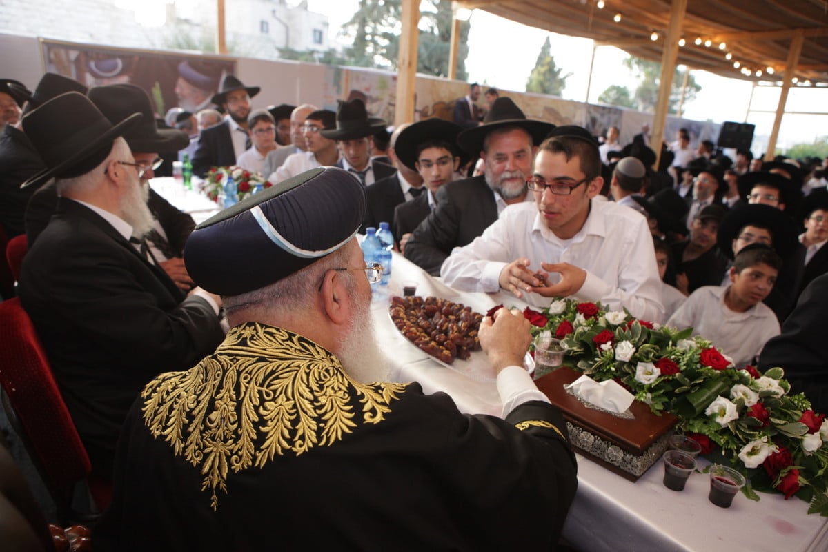 אלפים ב'הקבלת פני רבו' לראשל"צ הגר"ש עמאר