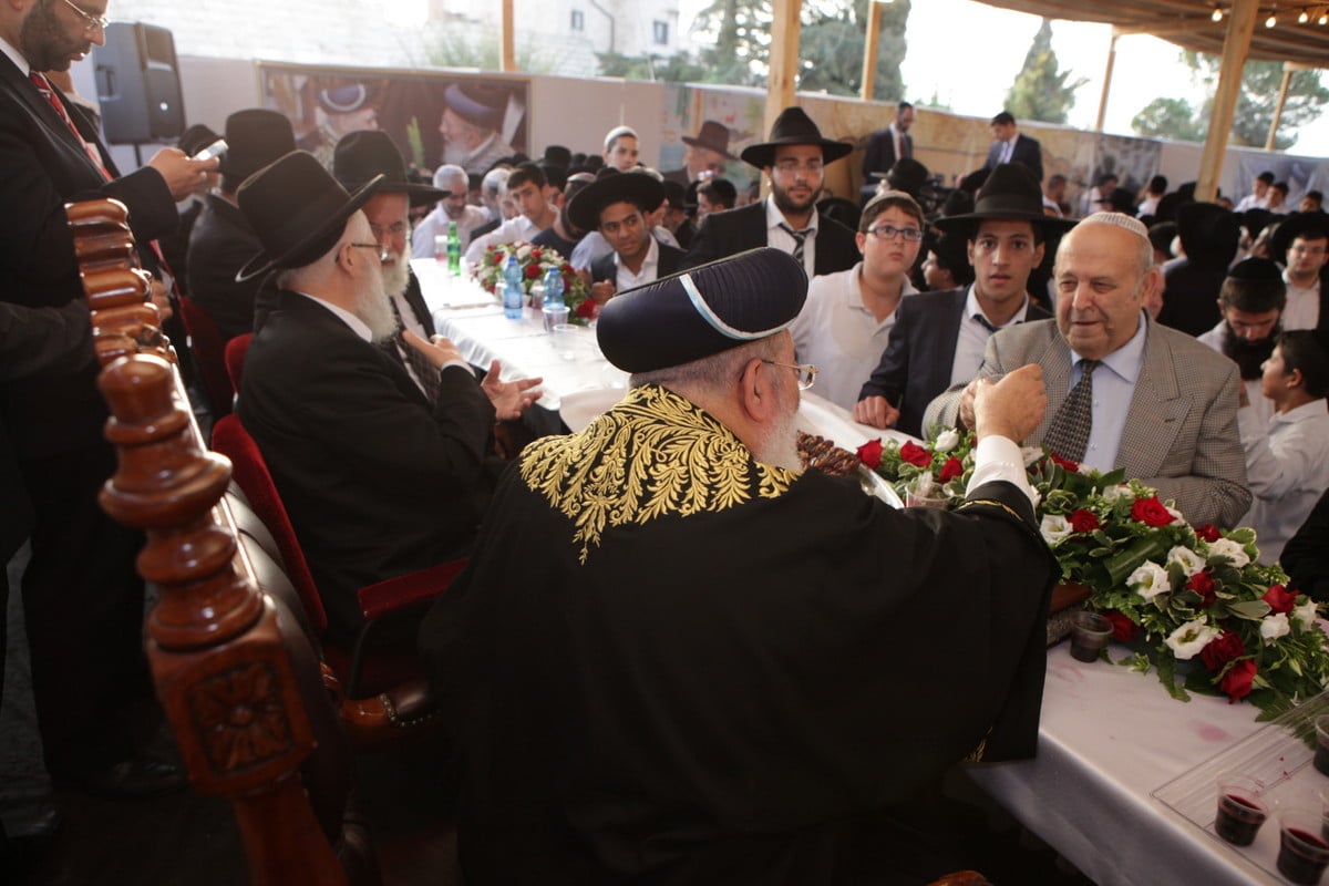 אלפים ב'הקבלת פני רבו' לראשל"צ הגר"ש עמאר