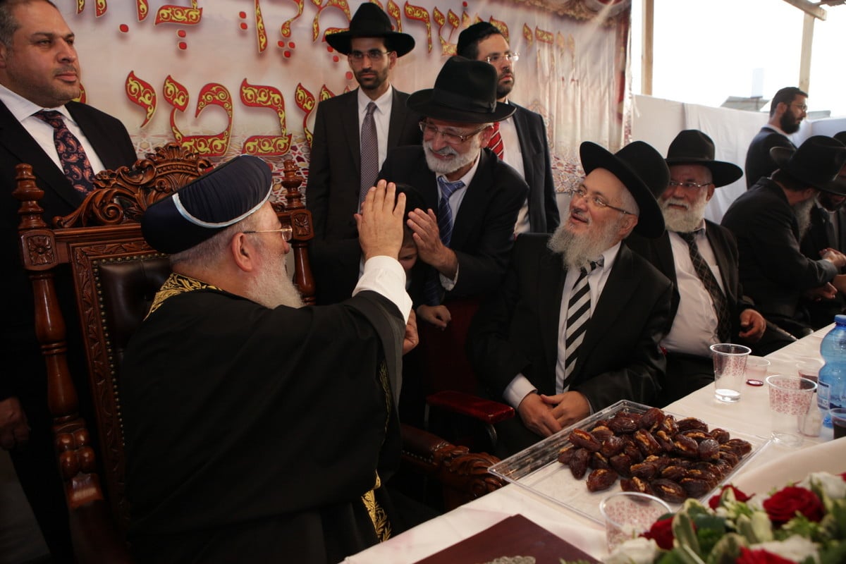 אלפים ב'הקבלת פני רבו' לראשל"צ הגר"ש עמאר