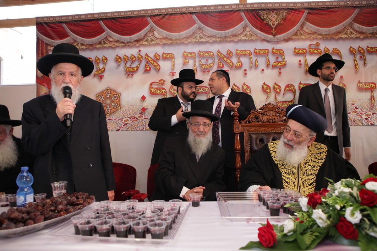 אלפים ב'הקבלת פני רבו' לראשל"צ הגר"ש עמאר