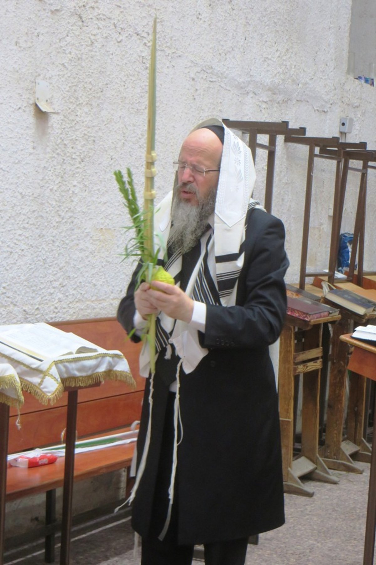 מראות חג הסוכות בישיבת פוניבז' • גלריה