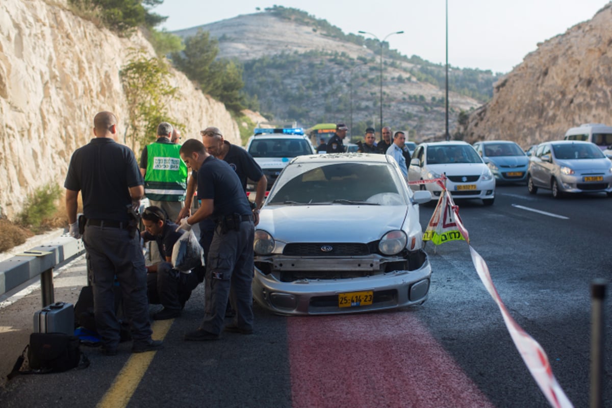 "סוכל פיגוע בירושלים": בלוני גז התגלו ברכבה של המחבלת