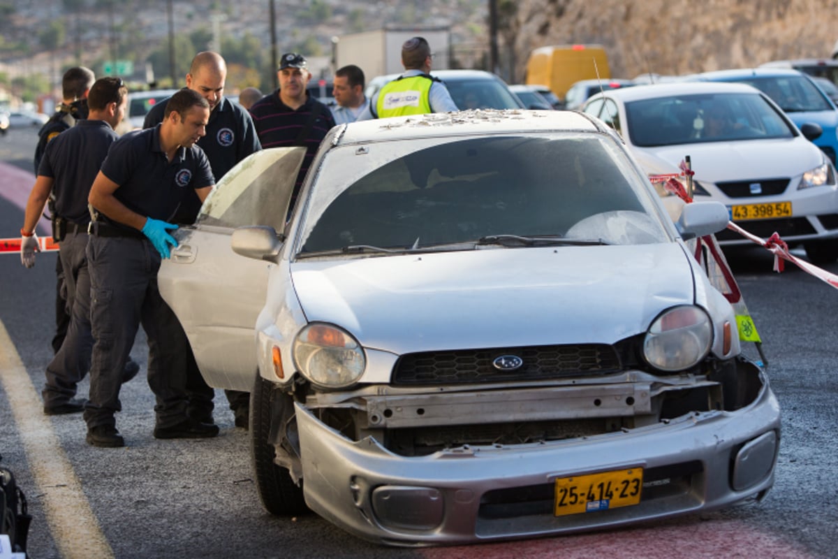 "סוכל פיגוע בירושלים": בלוני גז התגלו ברכבה של המחבלת