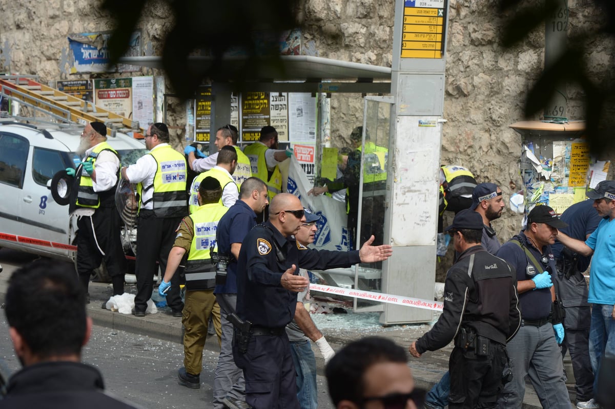 תיעוד מדמם: זירות פיגועי הטרור הרצחניים בירושלים וברעננה