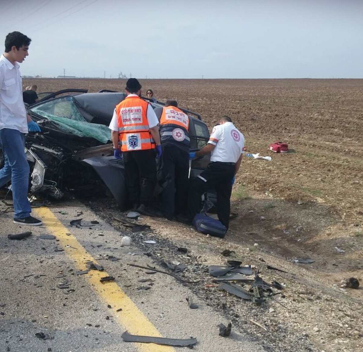 חרדית מבית שמש נהרגה בתאונה, בנה נפצע