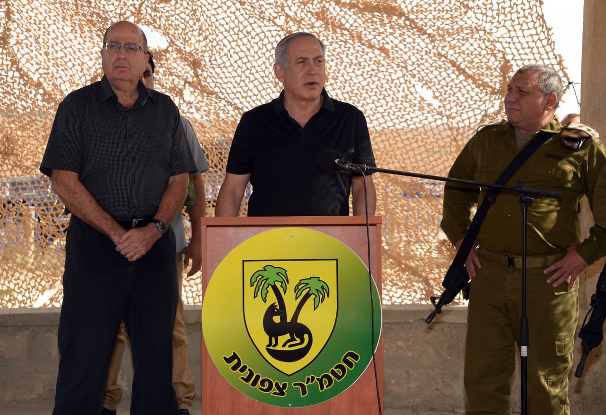 רה"מ נתניהו בגבול עזה: "המצב בשליטה"