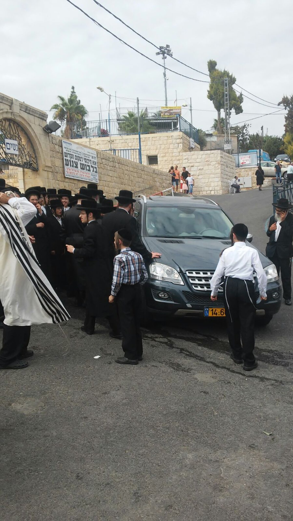 לקראת החתונה: הרבי מויז'ניץ בציון הרשב"י