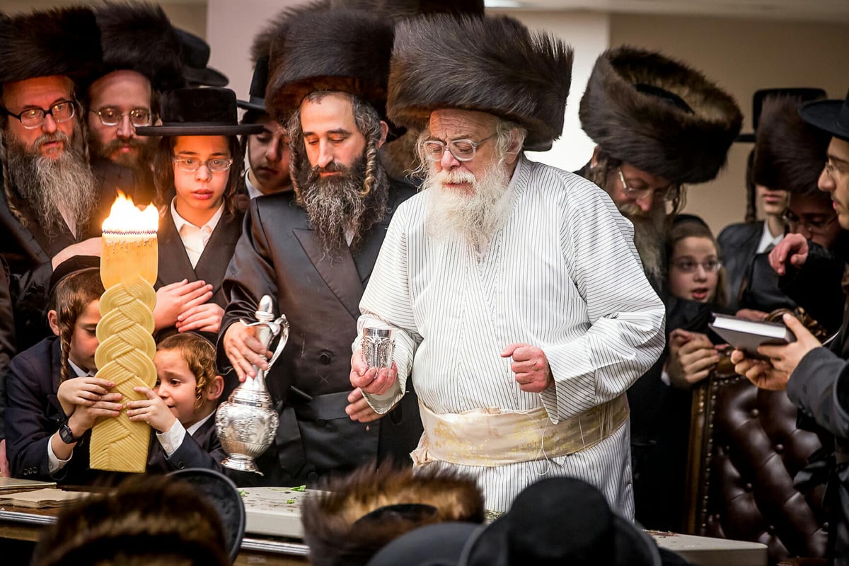 צפו: האדמו"ר מתולדות אהרן מבקר בבורו פארק