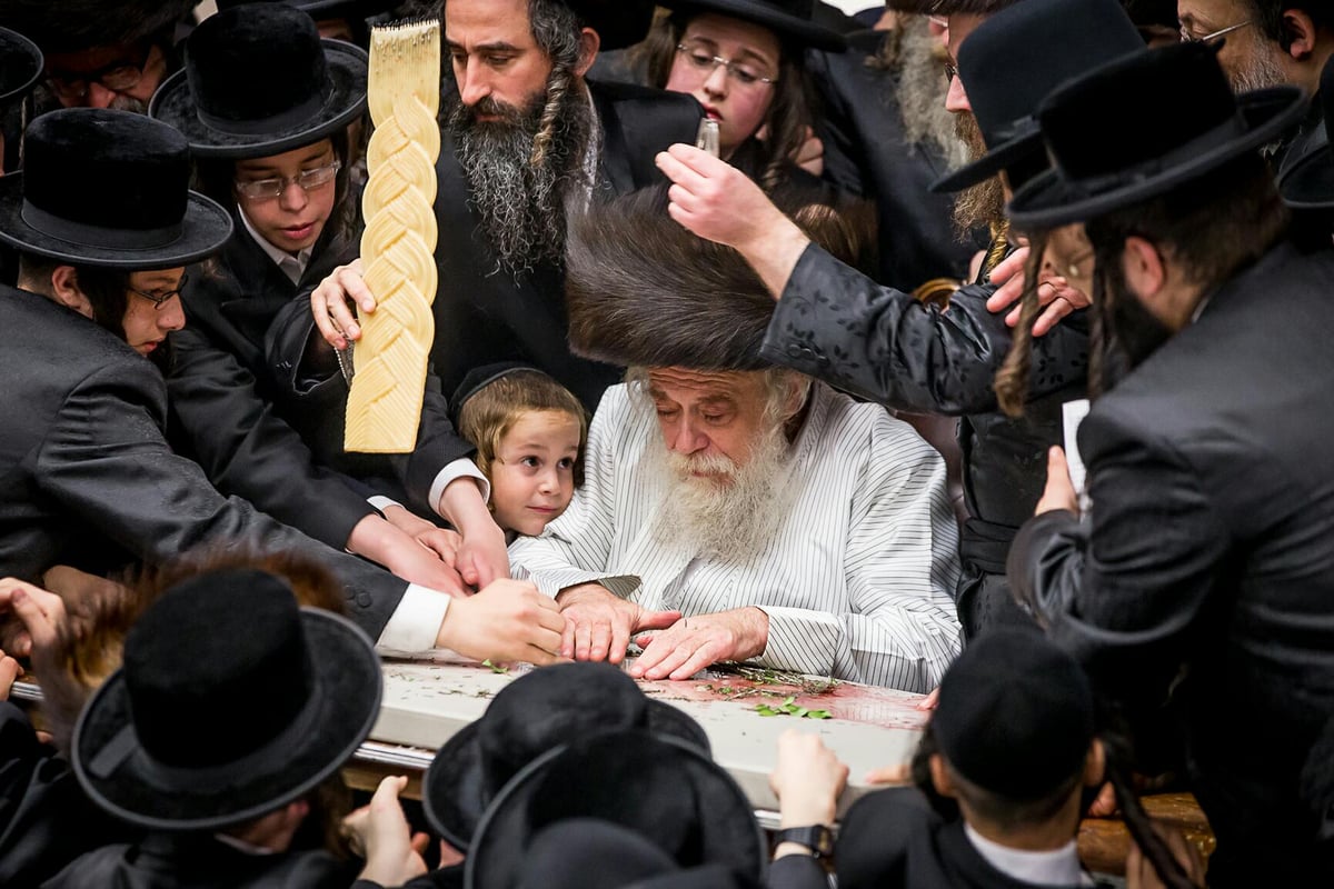 צפו: האדמו"ר מתולדות אהרן מבקר בבורו פארק