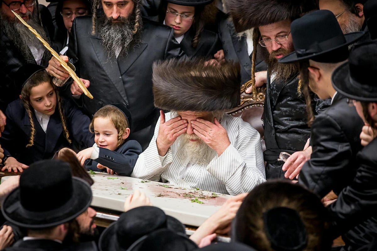 צפו: האדמו"ר מתולדות אהרן מבקר בבורו פארק