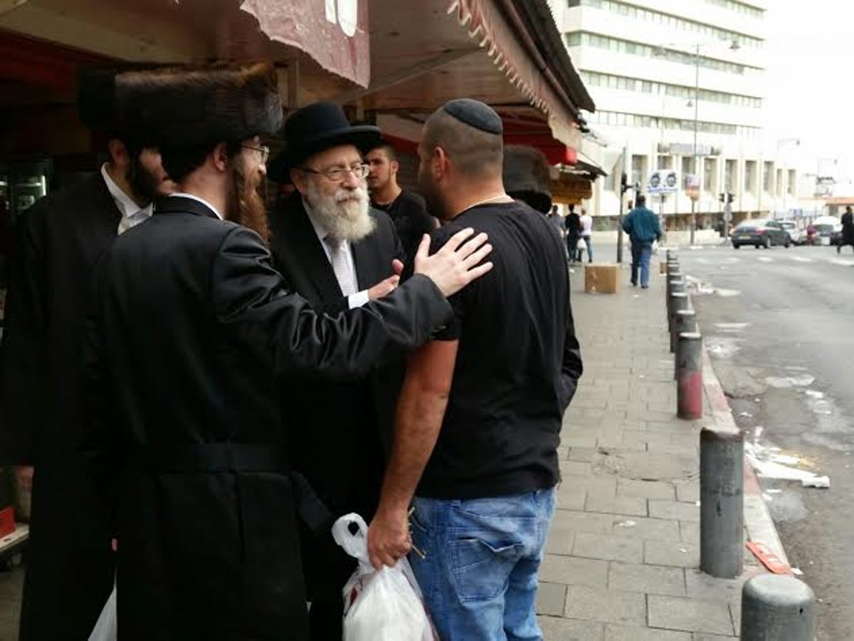 אחדות בשוק: הרב אריה שטרן ואנשי "העדה החרדית" שיתפו פעולה