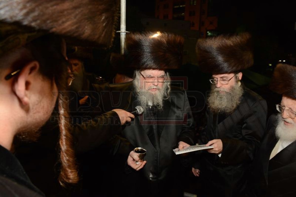 גלריה: האדמו"ר מבעלזא בחתונת מכנובקא