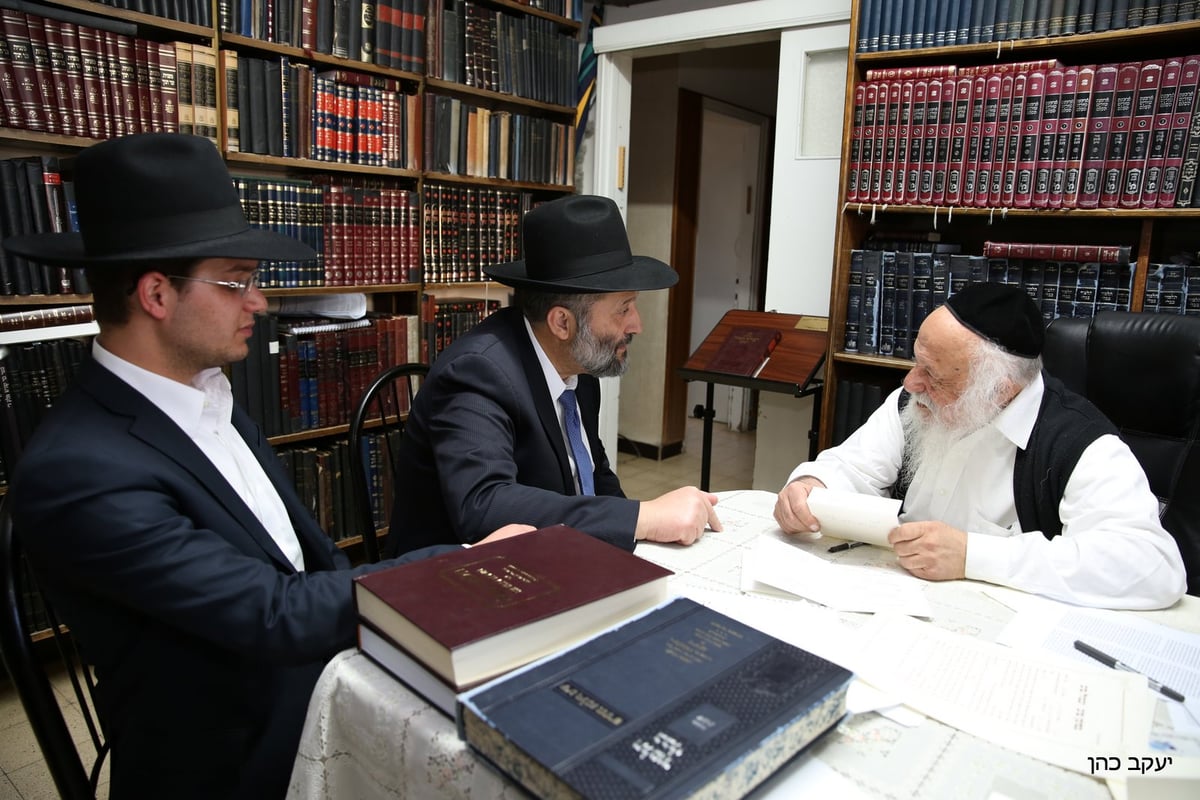 אריה דרעי הזמין את גדולי ישראל לחתונת בתו