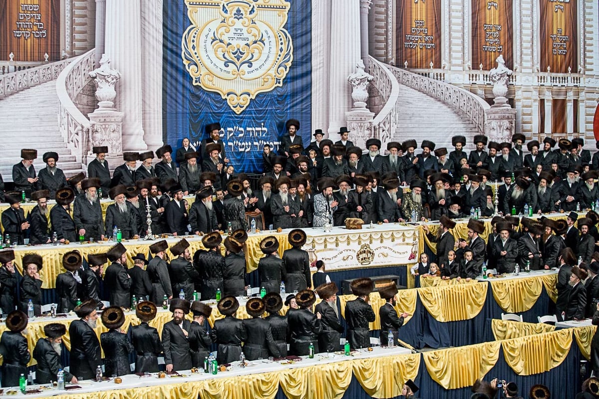 צפו בתיעוד: בבאבוב 45 חגגו את נישואי בת האדמו"ר