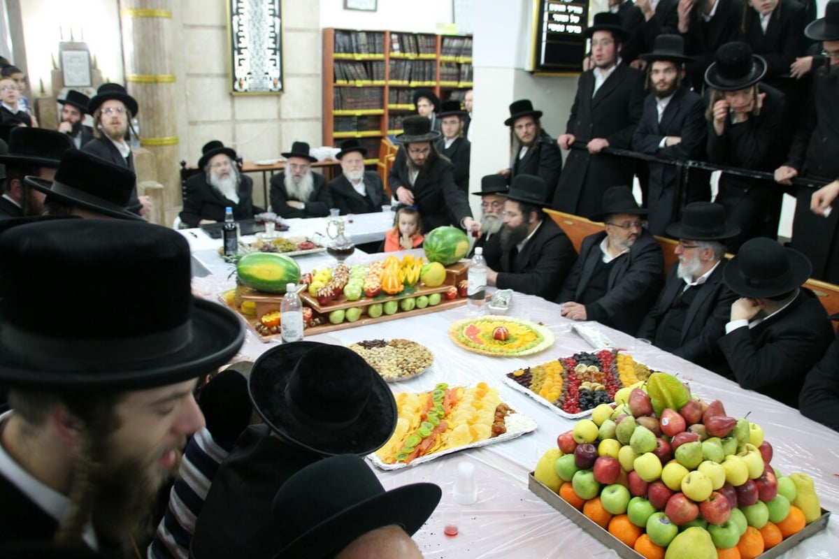 טיש ט"ו בשבט בחצרות האדמו"רים • גלריה