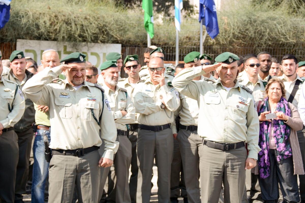 צפו: טקס חילופי מפקדים במשמר הגבול